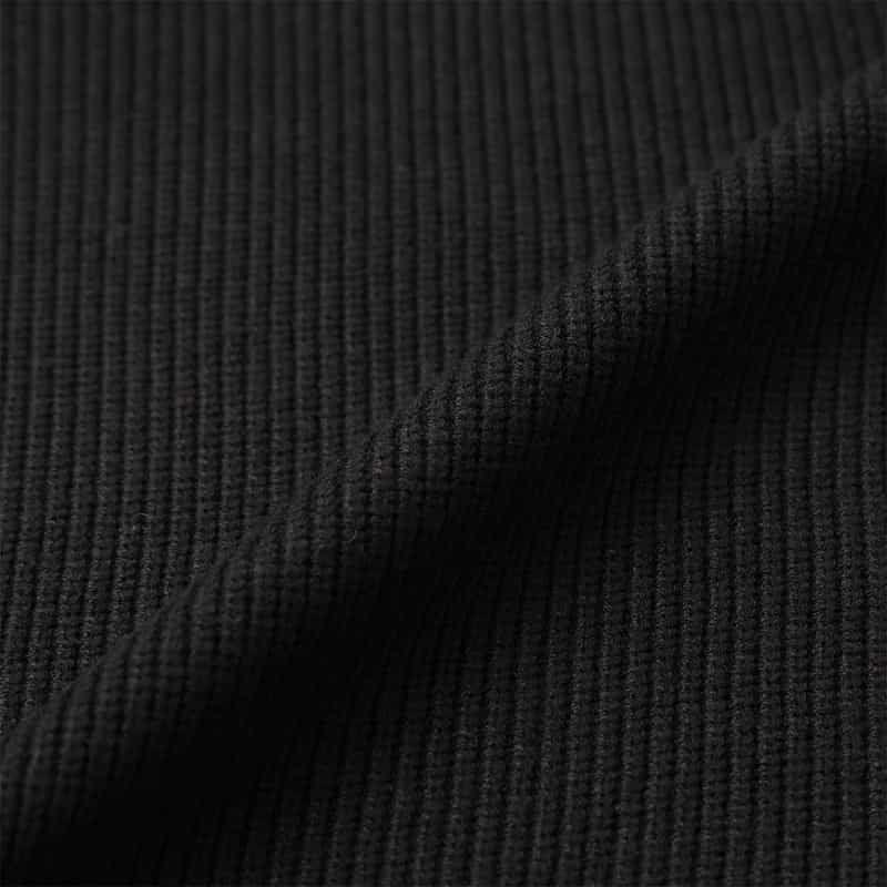 BARNEYS NEW YORK ウォッシャブル ノースリーブ チュニックニットプルオーバー BLACK