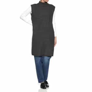 ウォッシャブル ノースリーブ チュニックニットプルオーバー