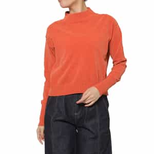 モックネック ニットプルオーバー