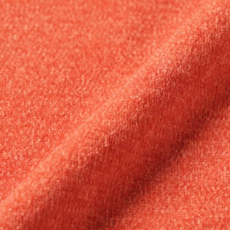 BARNEYS NEW YORK モックネック ニットプルオーバー ORANGE