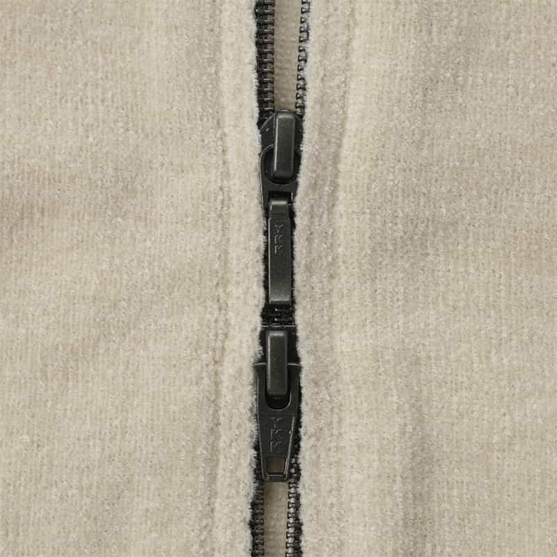 BARNEYS NEW YORK ダブルジップ ニットカーディガン OFF WHITE