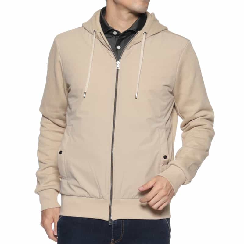 HERNO HERNO＜ヘルノ＞ 切替フルジップパーカー BEIGE