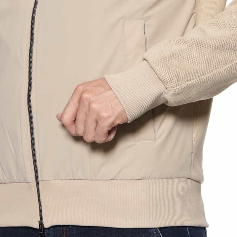 HERNO HERNO＜ヘルノ＞ 切替フルジップパーカー BEIGE