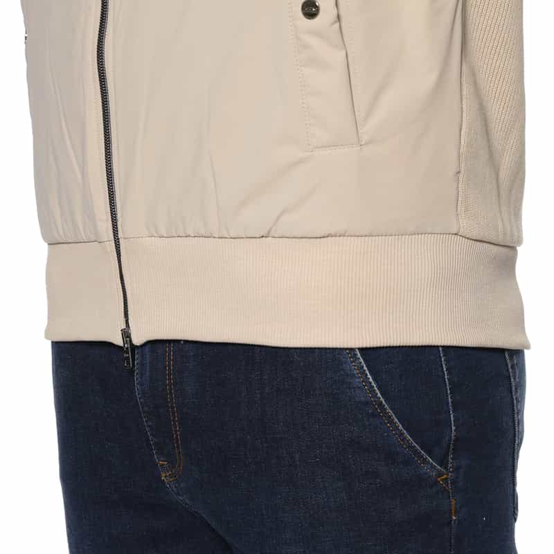 HERNO HERNO＜ヘルノ＞ 切替フルジップパーカー BEIGE