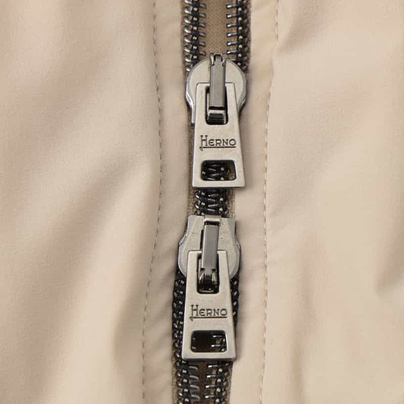 HERNO HERNO＜ヘルノ＞ 切替フルジップパーカー BEIGE