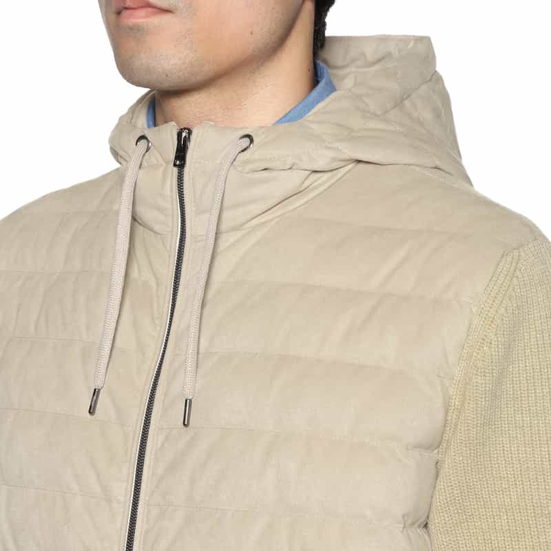 HERNO HERNO＜ヘルノ＞ ダウン切替ブルゾン IVORY