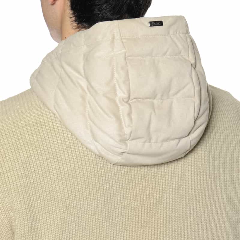 HERNO HERNO＜ヘルノ＞ ダウン切替ブルゾン IVORY