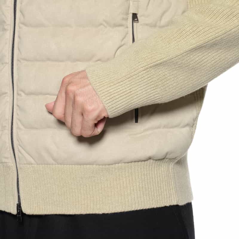 HERNO HERNO＜ヘルノ＞ ダウン切替ブルゾン IVORY