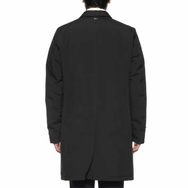 HERNO HERNO＜ヘルノ＞ ステンカラーコート BLACK