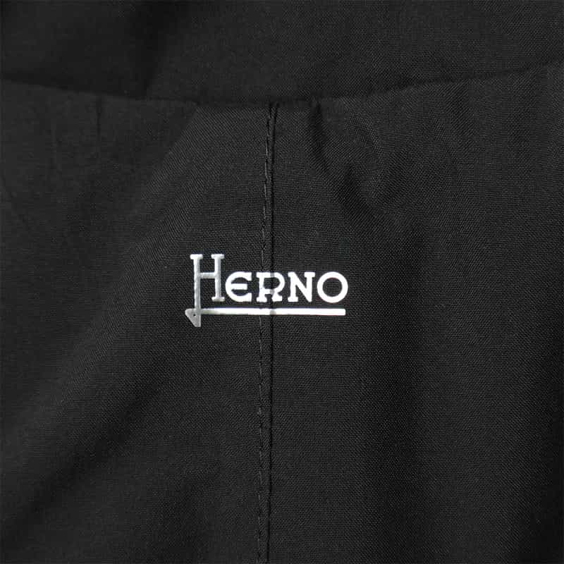 HERNO HERNO＜ヘルノ＞ ステンカラーコート BLACK