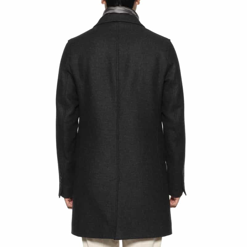 HERNO HERNO＜ヘルノ＞ チェスターフィールドコート DARK GRAY