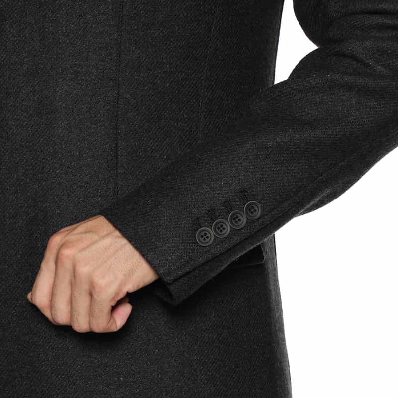 HERNO HERNO＜ヘルノ＞ チェスターフィールドコート DARK GRAY