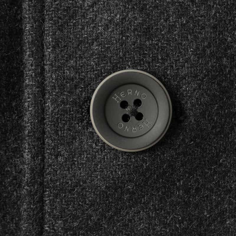 HERNO HERNO＜ヘルノ＞ チェスターフィールドコート DARK GRAY