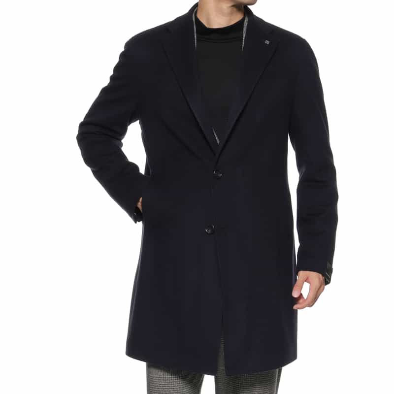 TAGLIATORE TAGLIATORE＜タリアトーレ＞ チェスターコート NAVY