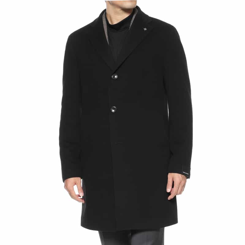 TAGLIATORE TAGLIATORE＜タリアトーレ＞ チェスターコート BLACK