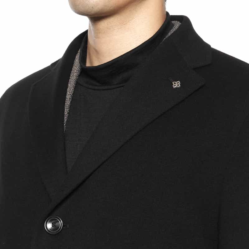 TAGLIATORE TAGLIATORE＜タリアトーレ＞ チェスターコート BLACK