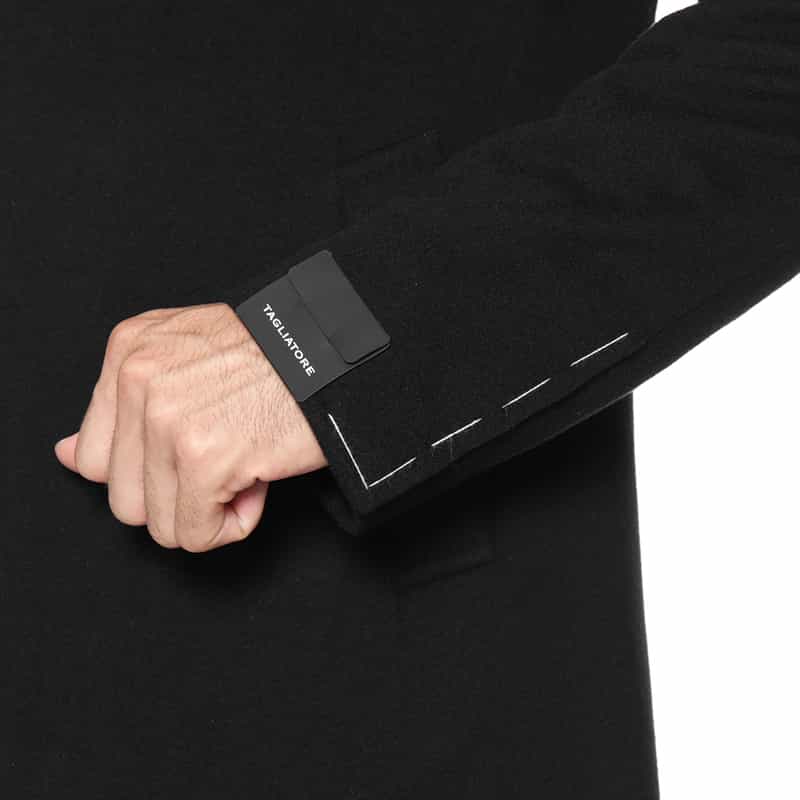 TAGLIATORE TAGLIATORE＜タリアトーレ＞ チェスターコート BLACK