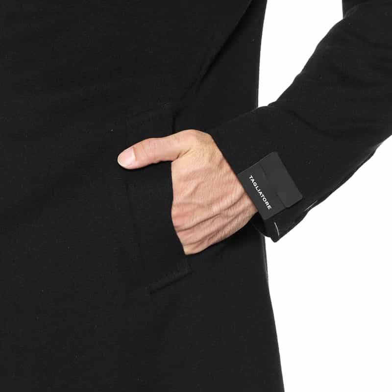 TAGLIATORE TAGLIATORE＜タリアトーレ＞ チェスターコート BLACK