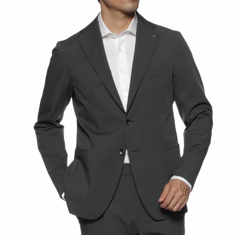 TAGLIATORE TAGLIATORE＜タリアトーレ＞ セットアップ ストレッチ素材テーラードジャケット "DAKAR" GRAY