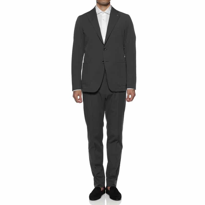 TAGLIATORE TAGLIATORE＜タリアトーレ＞ セットアップ ストレッチ素材テーラードジャケット "DAKAR" GRAY