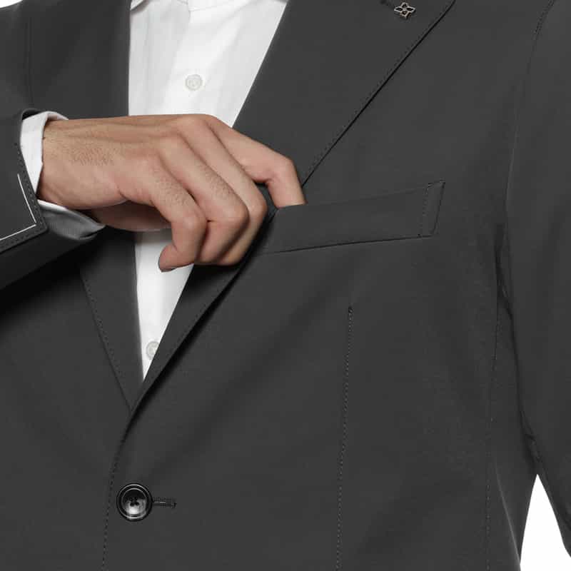 TAGLIATORE TAGLIATORE＜タリアトーレ＞ セットアップ ストレッチ素材テーラードジャケット "DAKAR" GRAY