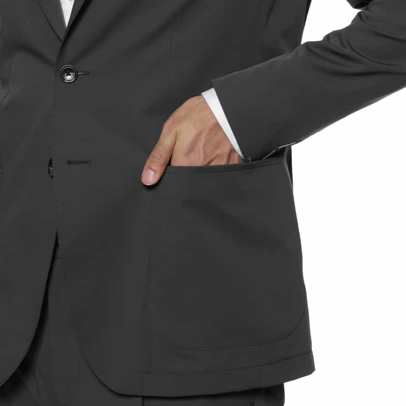 TAGLIATORE TAGLIATORE＜タリアトーレ＞ セットアップ ストレッチ素材テーラードジャケット "DAKAR" GRAY