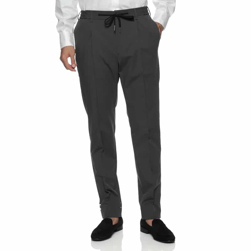 TAGLIATORE TAGLIATORE＜タリアトーレ＞ バーニーズニューヨーク限定 セットアップストレッチ素材パンツ "NEWMAN" GRAY