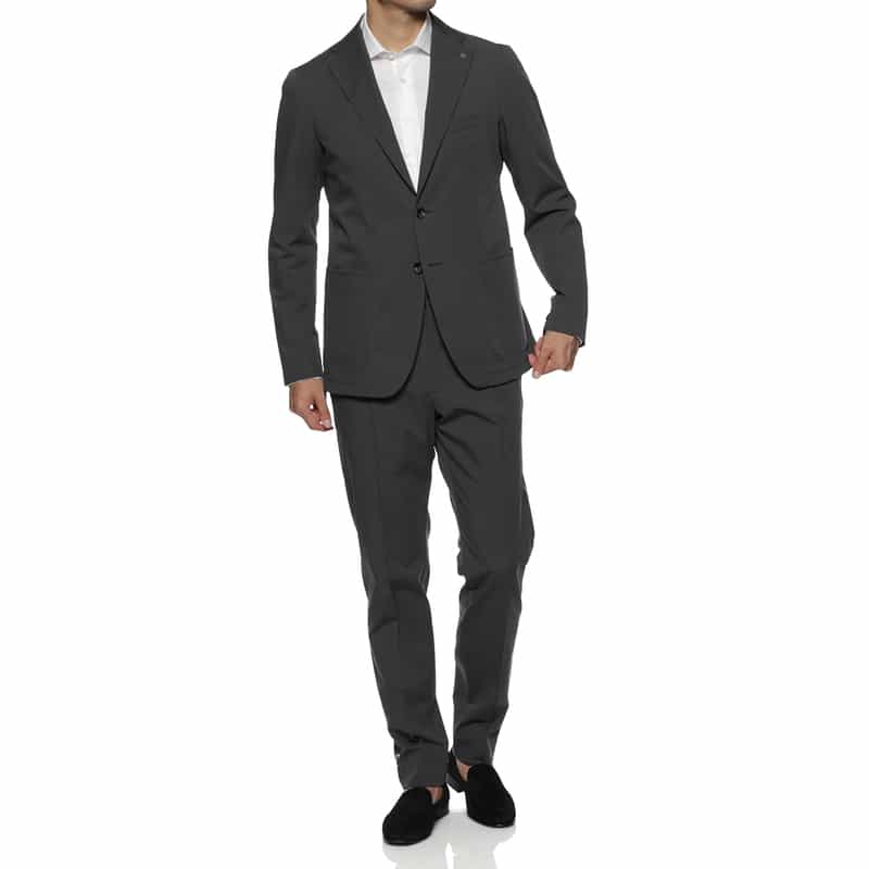 TAGLIATORE TAGLIATORE＜タリアトーレ＞ バーニーズ　ニューヨーク限定 セットアップストレッチ素材パンツ "NEWMAN" GRAY