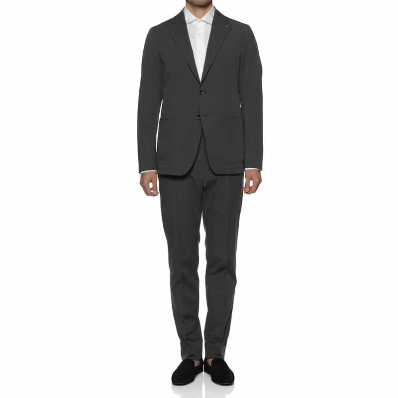 TAGLIATORE TAGLIATORE＜タリアトーレ＞ バーニーズ　ニューヨーク限定 セットアップストレッチ素材パンツ "NEWMAN" GRAY