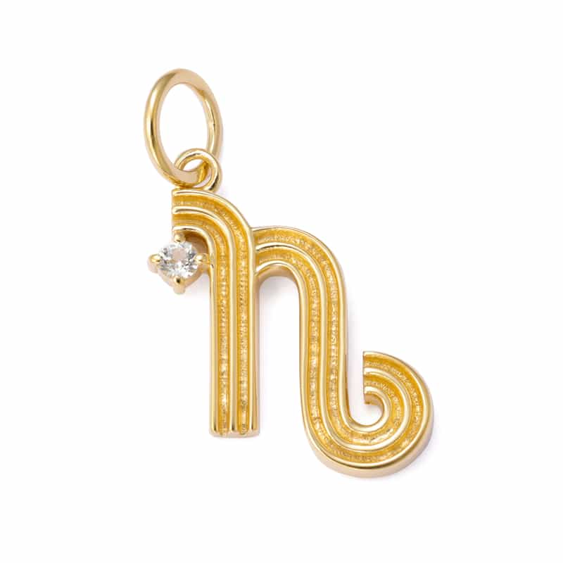 LA SOEUR LA SOEUR＜ラ スール＞ スターサインチャーム（やぎ座） GOLD