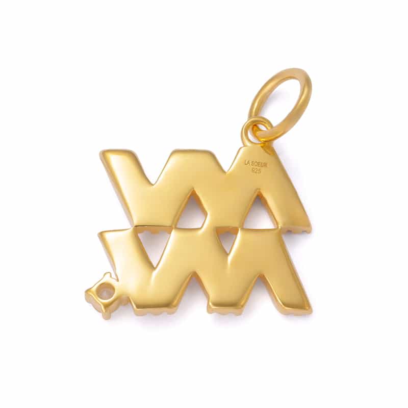 LA SOEUR LA SOEUR＜ラ スール＞ スターサインチャーム（みずがめ座） GOLD