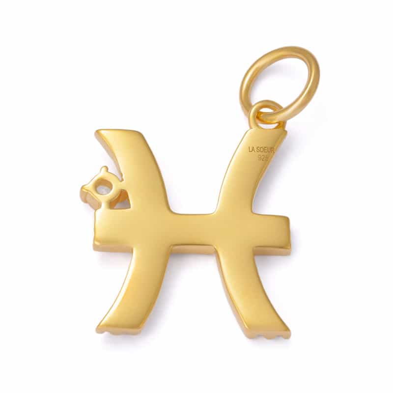 LA SOEUR LA SOEUR＜ラ スール＞ スターサインチャーム（うお座） GOLD