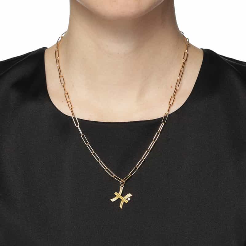 LA SOEUR LA SOEUR＜ラ スール＞ スターサインチャーム（うお座） GOLD