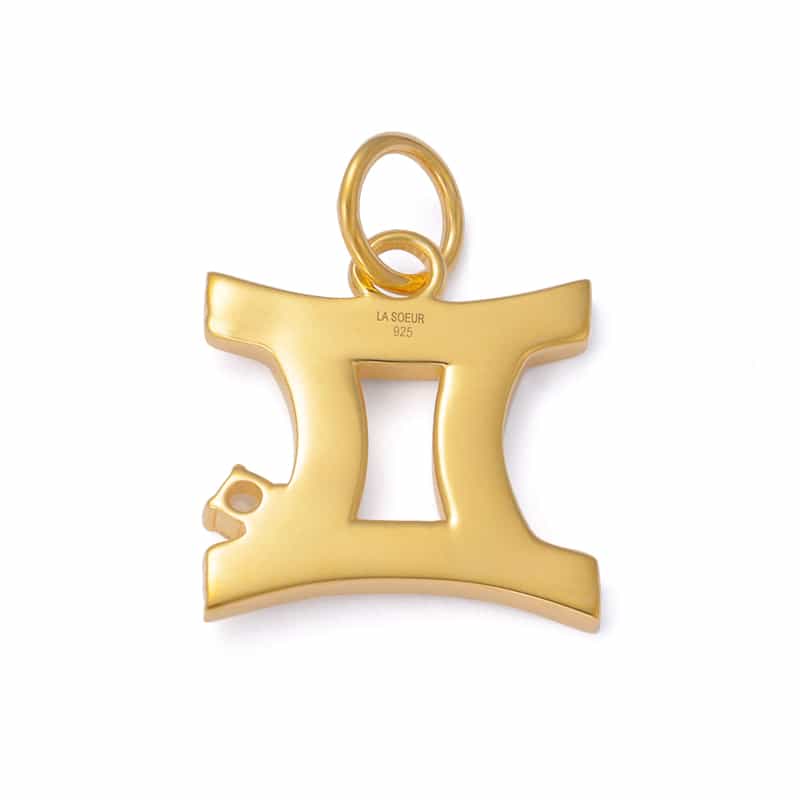 LA SOEUR LA SOEUR＜ラ スール＞ スターサインチャーム（ふたご座） GOLD