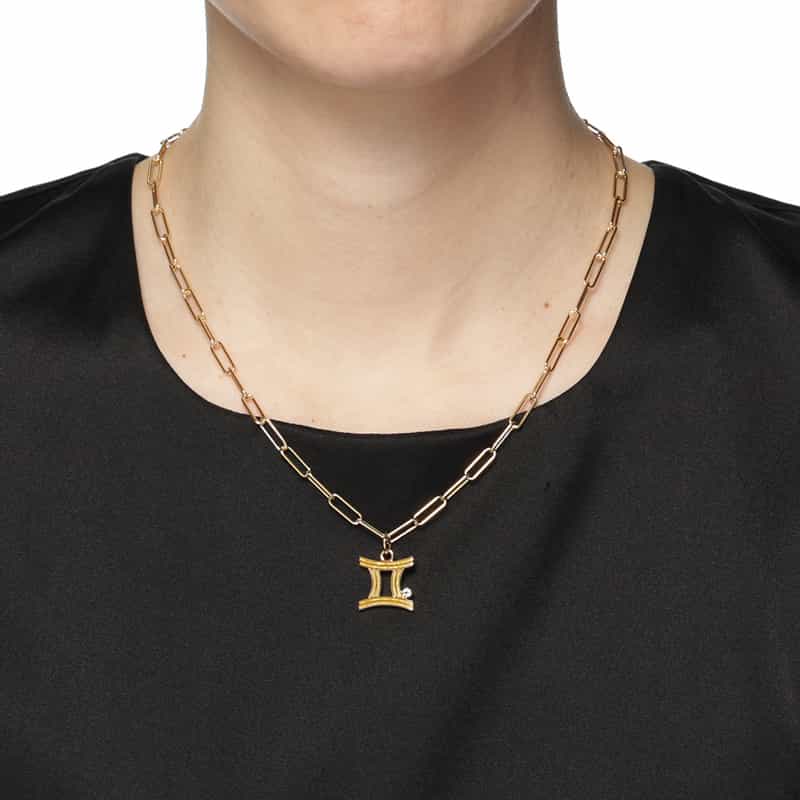 LA SOEUR LA SOEUR＜ラ スール＞ スターサインチャーム（ふたご座） GOLD