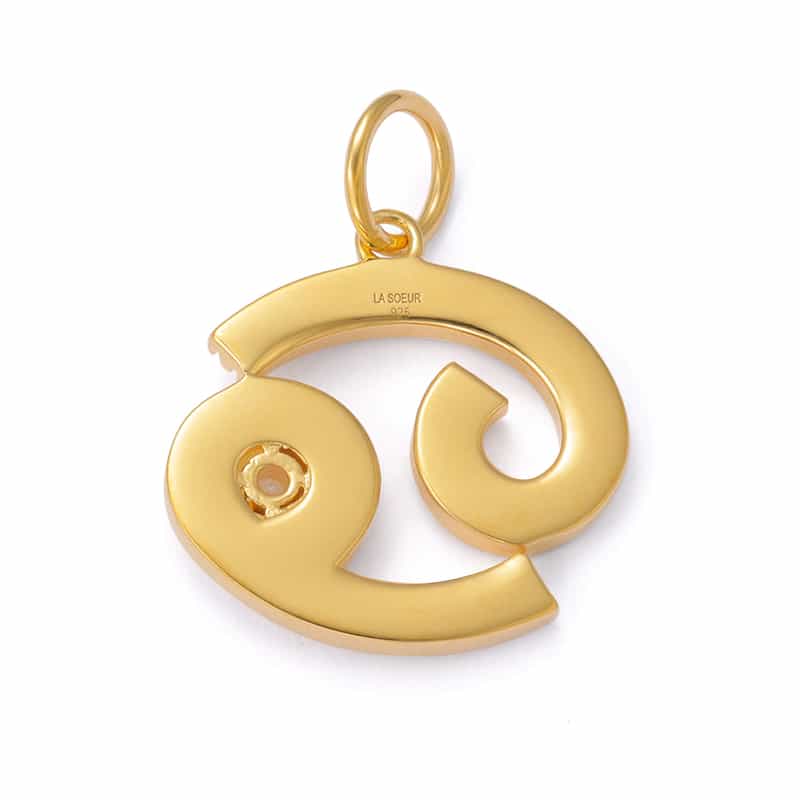 LA SOEUR LA SOEUR＜ラ スール＞ スターサインチャーム（かに座） GOLD