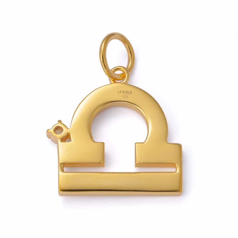 LA SOEUR LA SOEUR＜ラ スール＞ スターサインチャーム（てんびん座） GOLD