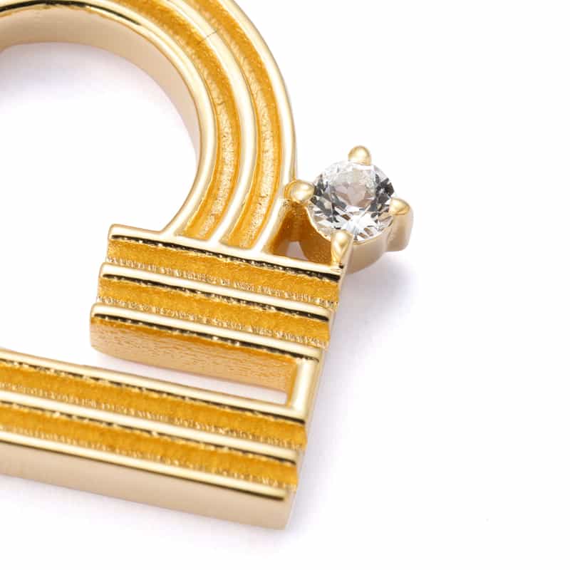 LA SOEUR LA SOEUR＜ラ スール＞ スターサインチャーム（てんびん座） GOLD