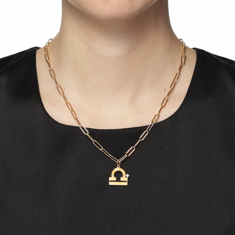 LA SOEUR LA SOEUR＜ラ スール＞ スターサインチャーム（てんびん座） GOLD