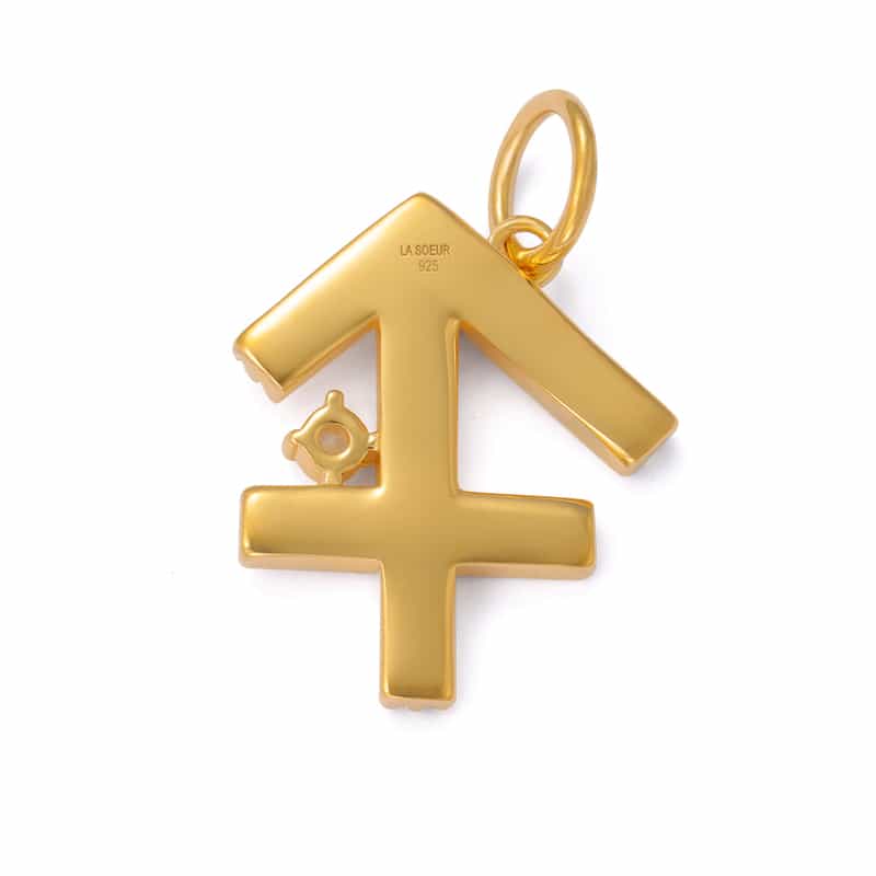 LA SOEUR LA SOEUR＜ラ スール＞ スターサインチャーム（いて座） GOLD