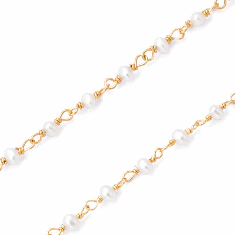 LA SOEUR LA SOEUR＜ラ スール＞ ネックレス （ブルーカルセドニー×パール） GOLD