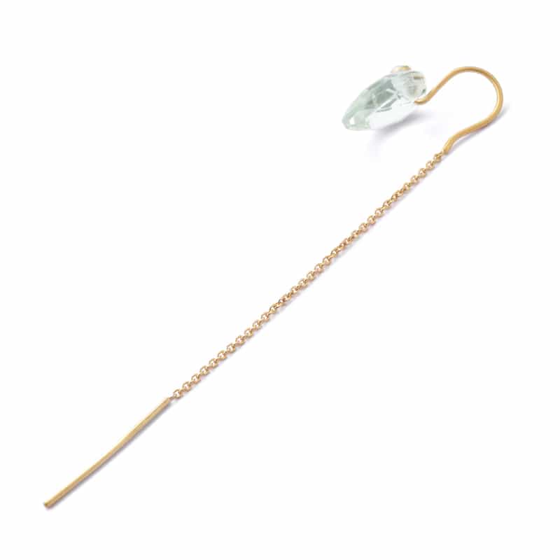 LA SOEUR LA SOEUR＜ラ スール＞ ピアス （グリーンアメシスト×ハウライトターコイズ） GOLD