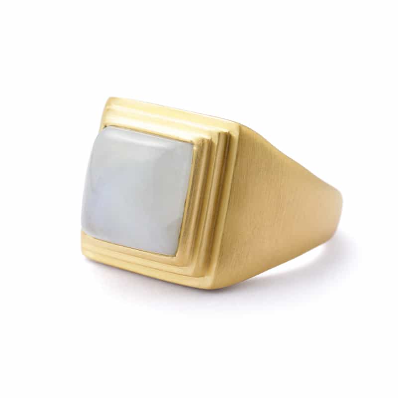 LA SOEUR LA SOEUR＜ラ スール＞ ピンキーリング （ムーンストーン） GOLD