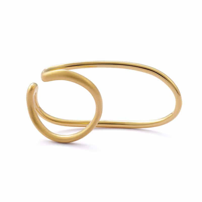 LA SOEUR LA SOEUR＜ラ スール＞ ダブルフィンガーリング GOLD
