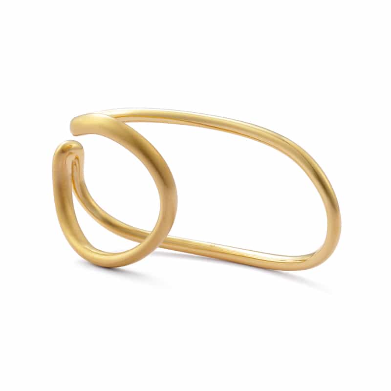 LA SOEUR LA SOEUR＜ラ スール＞ ダブルフィンガーリング GOLD