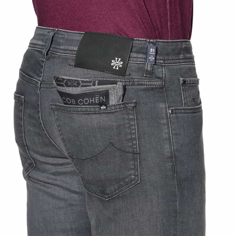 JACOB COHEN JACOB COHEN＜ヤコブ コーエン＞ デニムパンツ"BARD" BLACK