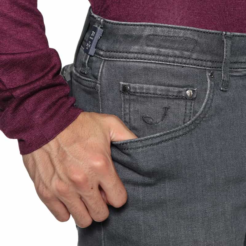 JACOB COHEN JACOB COHEN＜ヤコブ コーエン＞ デニムパンツ"BARD" BLACK