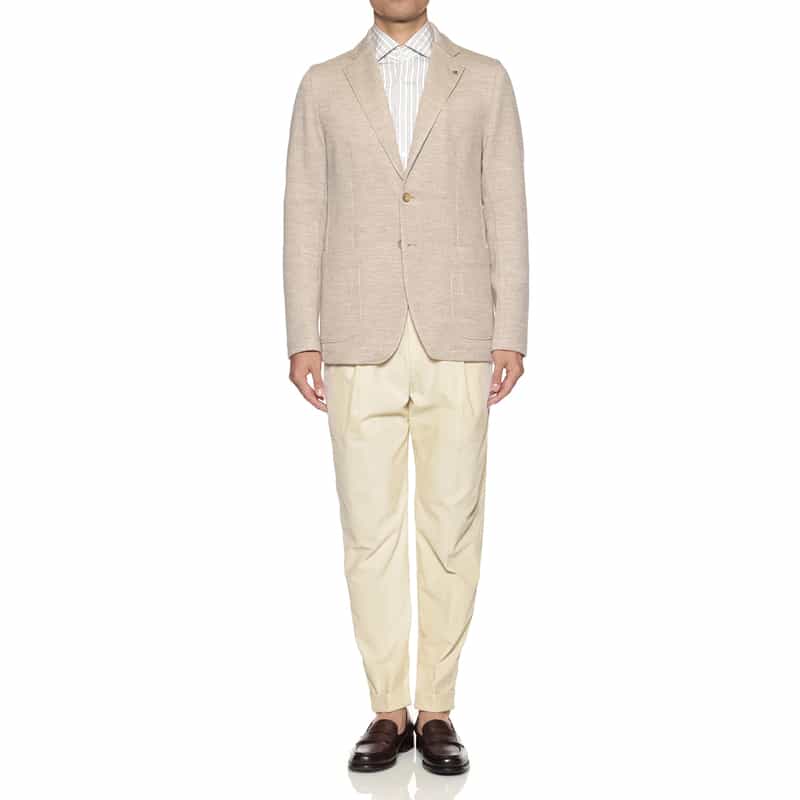 PT TORINO PT TORINO＜ピーティー トリノ＞ コーデュロイ素材ストレートパンツ"REBEL FIT" WHITE