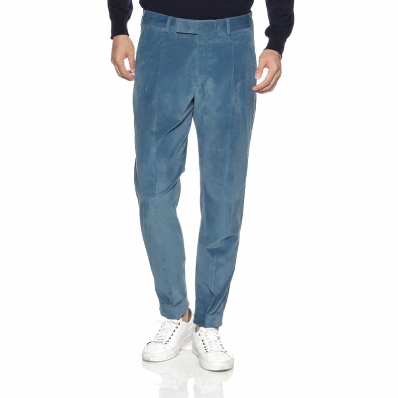 PT TORINO PT TORINO＜ピーティー トリノ＞ コーデュロイ素材ストレートパンツ"REBEL FIT" LIGHT BLUE