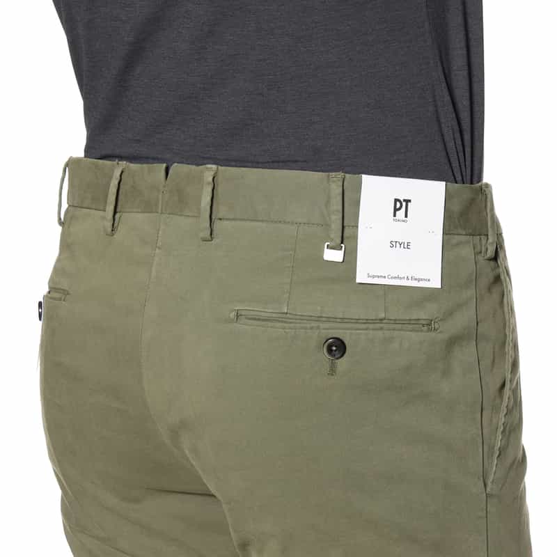 PT TORINO PT TORINO＜ピーティー トリノ＞ テーパードパンツ"SUPER SLIM" GREEN